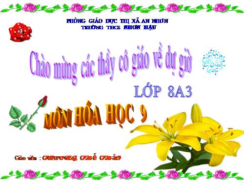 Bài 13. Phản ứng hoá học