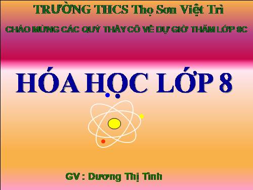 Bài 13. Phản ứng hoá học