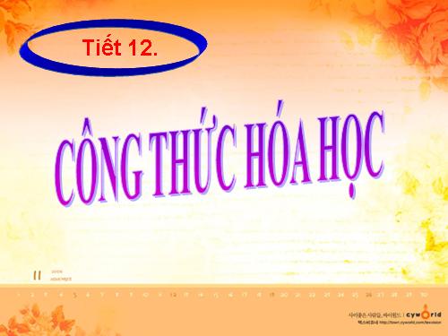 Bài 9. Công thức hoá học