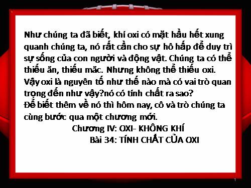 Bài 24. Tính chất của oxi