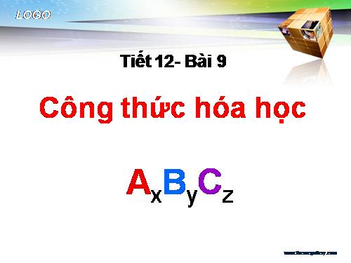 Bài 9. Công thức hoá học