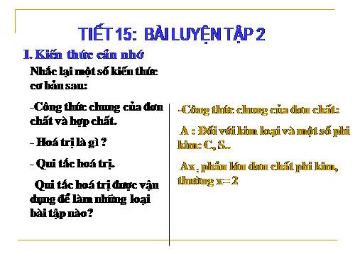 Bài 11. Bài luyện tập 2