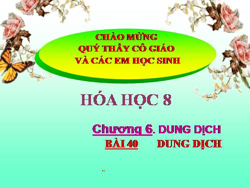 Bài 40. Dung dịch