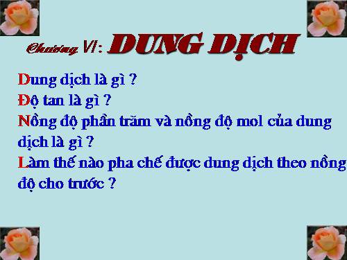 Bài 40. Dung dịch