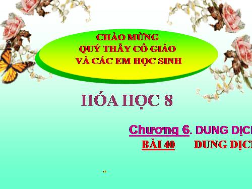 Bài 40. Dung dịch