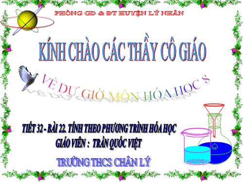 Bài 22. Tính theo phương trình hoá học