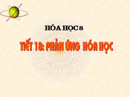 Bài 13. Phản ứng hoá học