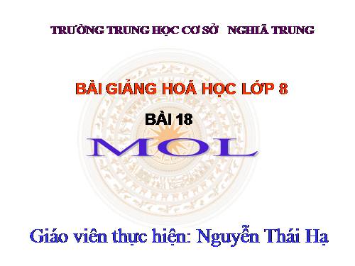 Bài 18. Mol