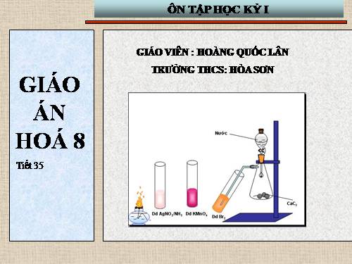 Tiết 35: Ôn tập học kỳ I