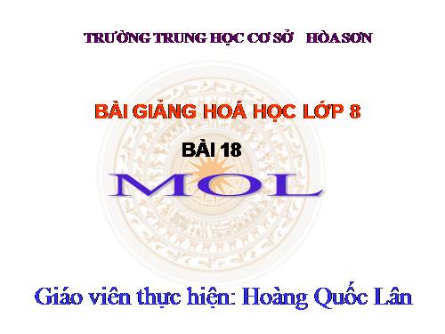 Bài 18. Mol