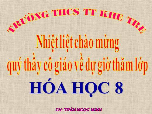 Bài 16. Phương trình hoá học