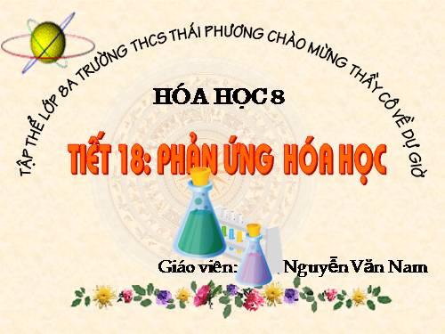 Bài 13. Phản ứng hoá học
