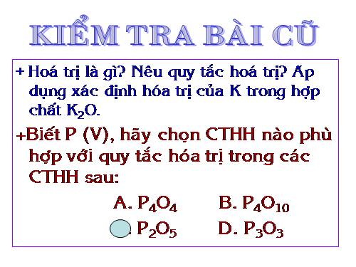 Bài 10. Hoá trị