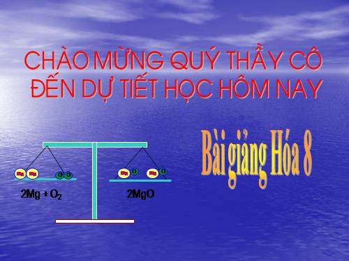 Bài 16. Phương trình hoá học