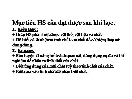 Bài 2. Chất
