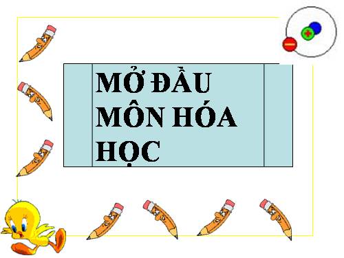 Bài 1. Mở đầu môn Hoá học