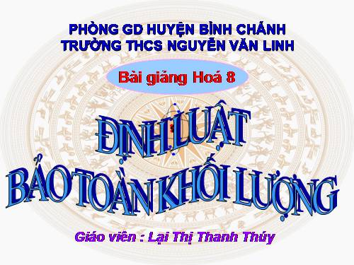 Bài 15. Định luật bảo toàn khối lượng