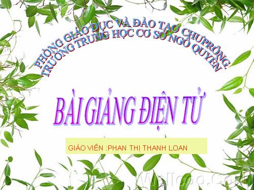 Bài 38. Bài luyện tập 7