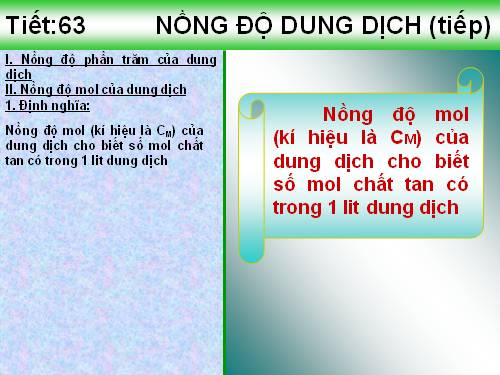 Bài 42. Nồng độ dung dịch