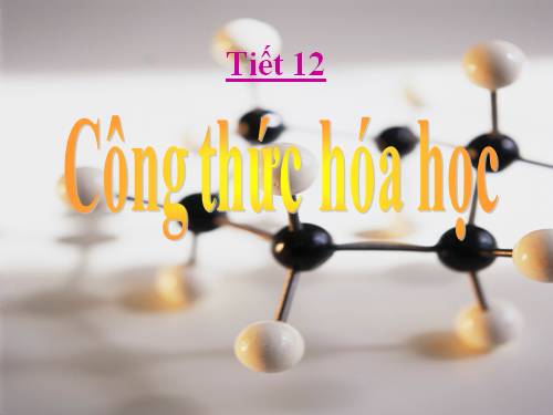 Bài 9. Công thức hoá học