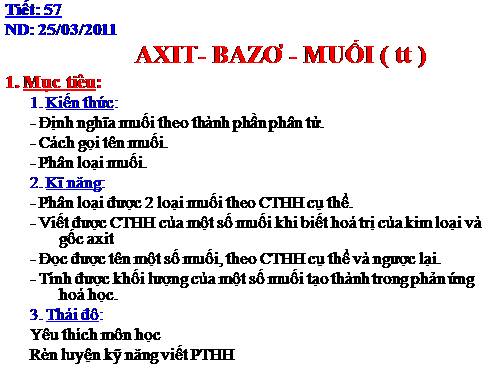 Bài 37. Axit - Bazơ - Muối