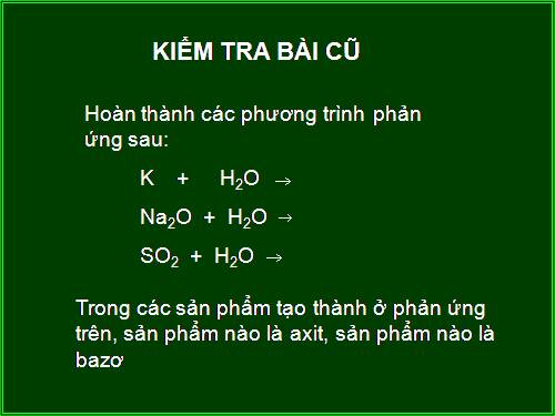 Bài 37. Axit - Bazơ - Muối