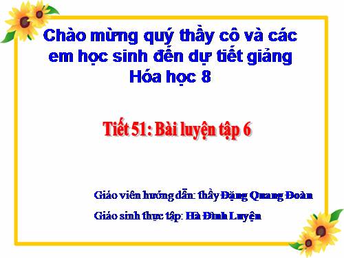 Bài 34. Bài luyện tập 6