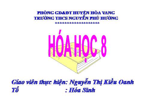 Bài 33. Điều chế khí hiđro - Phản ứng thế