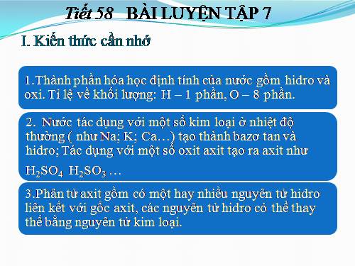 Bài 38. Bài luyện tập 7