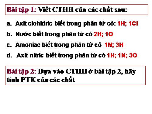 Bài 10. Hoá trị