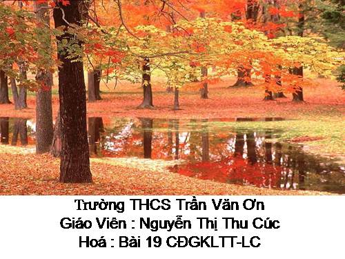 Bài 19. Chuyển đổi giữa khối lượng, thể tích và lượng chất