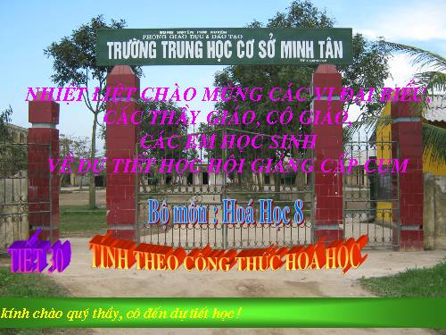 Bài 21. Tính theo công thức hoá học