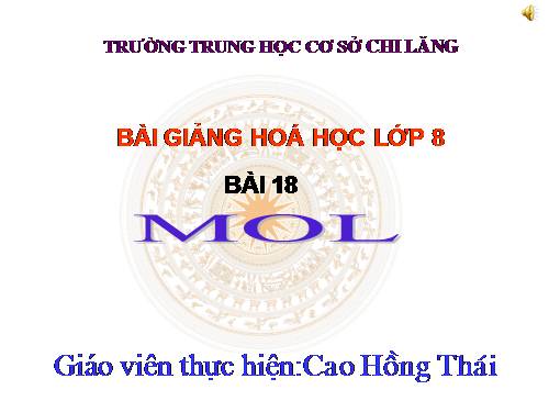 Bài 18. Mol