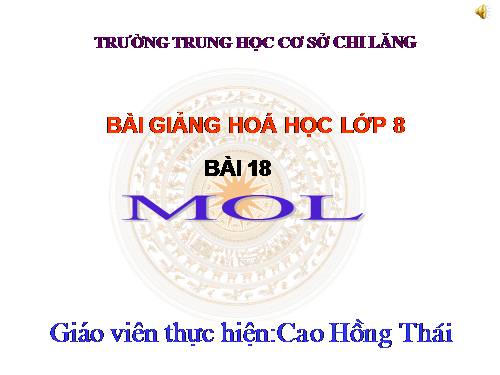 Bài 18. Mol