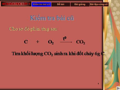 Bài 22. Tính theo phương trình hoá học