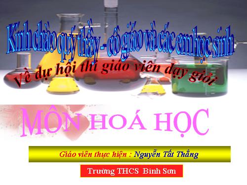 Bài 16. Phương trình hoá học