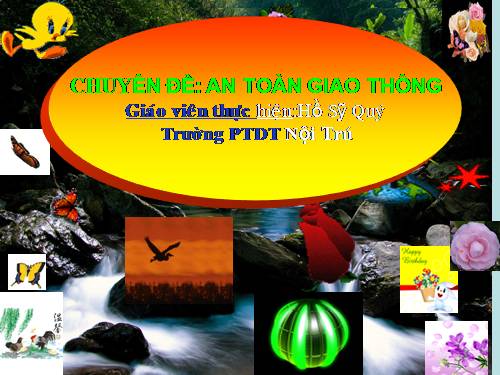 chuyên đề an toàn giao thông