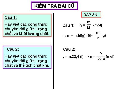 Bài 20. Tỉ khối của chất khí