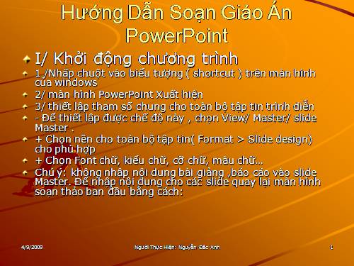 HUONG DAN SOAN GIAO AN DIEN TU.