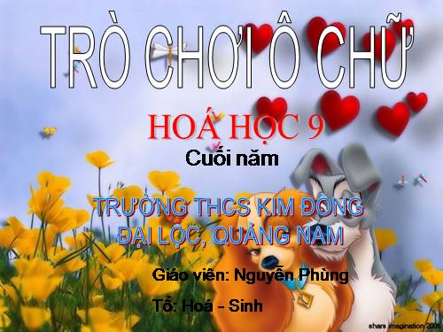 TRO CHOI O CHU HOA HOC 9