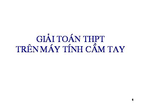 PHUONG PHAP GIAI TOAN TREN MAY TINH CÁIO