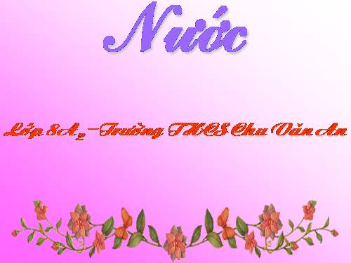 Bài 36. Nước