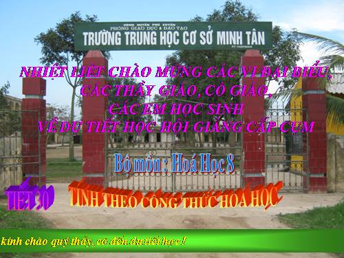 Bài 21. Tính theo công thức hoá học