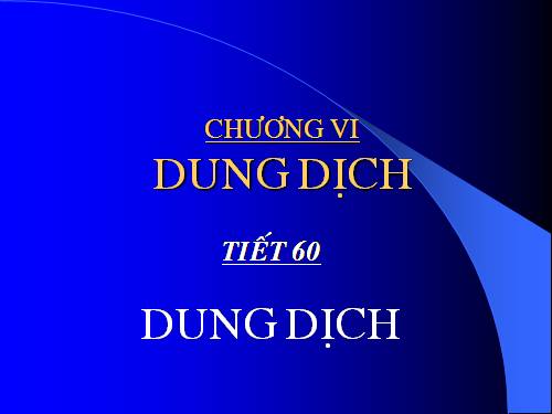 Bài 40. Dung dịch