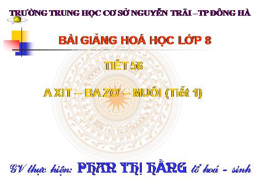 Bài 37. Axit - Bazơ - Muối