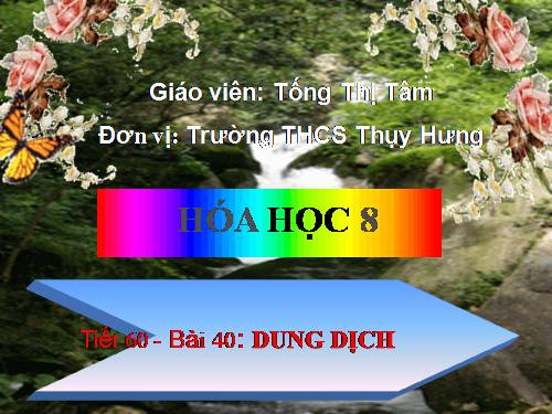 Bài 40. Dung dịch