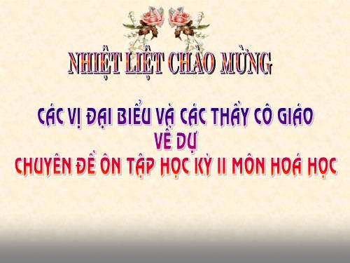 ôn tập học kỳ II