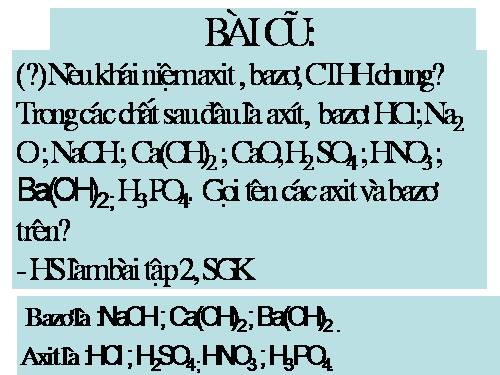 Bài 37. Axit - Bazơ - Muối