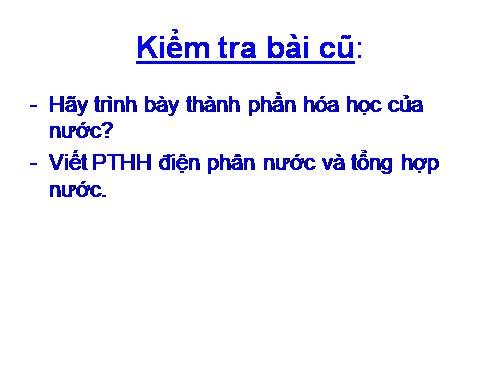 Bài 36. Nước