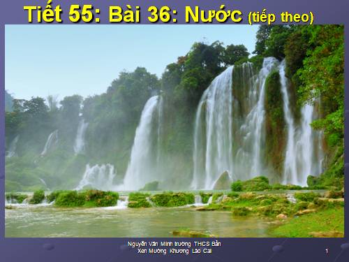 Bài 36. Nước